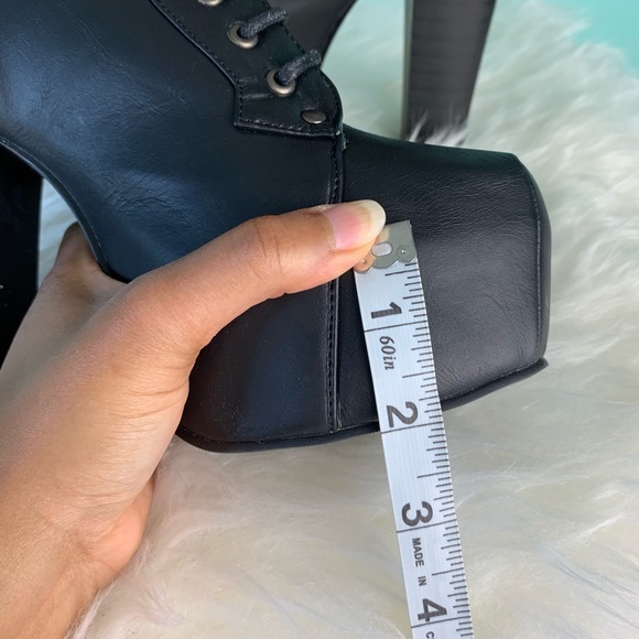 Herstyle black platform booties - Picture 8 of 8